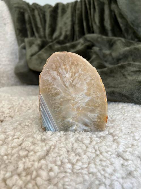 Agaat waxinelichthouder uit Brazilië., Verzamelen, Mineralen en Fossielen, Overige typen, Ophalen of Verzenden