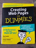 Boek : Creating Web Pages for Dummies, Boeken, Informatica en Computer, Ophalen of Verzenden, Bud Smith, Arthur Bebak, Zo goed als nieuw