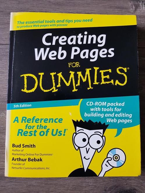 Boek : Creating Web Pages for Dummies, Boeken, Informatica en Computer, Zo goed als nieuw, Internet of Webdesign, Ophalen of Verzenden