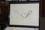 Een litho van Yoko Ono en John Lennon bag one 19401980, Antiek en Kunst, Ophalen of Verzenden