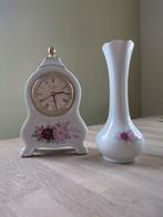 Vintage klokje en vaasje, Ophalen of Verzenden