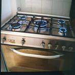 RVS 5PITS GASFORNUIS MET ELECTRISCHE OVEN 80CM BREED, Witgoed en Apparatuur, Fornuizen, Ophalen, Gebruikt, 60 cm of meer, Gas