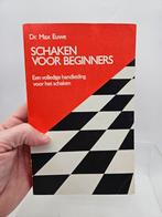 Boek schaken voor beginners - Max Euwe - handleiding schaken, Gelezen, Geschikt voor kinderen, Ophalen of Verzenden, Dr. Max Euwe