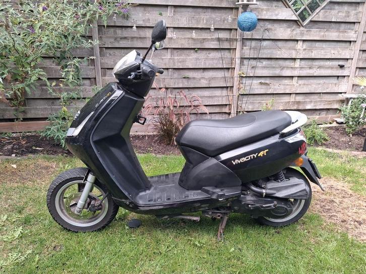 Peugeot Vivacity 4T - Betrouwbare Scooter uit 2011, Fietsen en Brommers, Scooters | Peugeot, Gebruikt, Vivacity, Maximaal 45 km/u