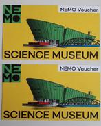 2 Toegangskaarten NEMO AMSTERDAM, Twee personen, Ticket of Toegangskaart