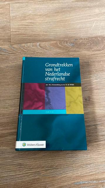 Grondtrekken van het Nederlandse strafrecht beschikbaar voor biedingen