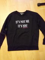 Zwarte sweater met tekst maat xs, Primark, Zwart, Ophalen of Verzenden, Zo goed als nieuw