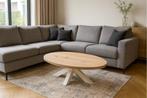 Eiken ovale salontafel 140x80, 100 tot 150 cm, Eikenhout, Nieuw, 50 tot 100 cm
