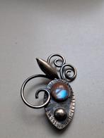 Broche safierglas, Ophalen of Verzenden, Overige materialen