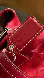 Coach - Red Leer HandTas, Ophalen of Verzenden, Zo goed als nieuw, Rood, Handtas