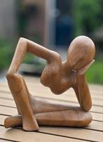 Houten vintage denker., Antiek en Kunst, Ophalen of Verzenden