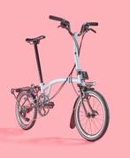 Brompton vouwfiets Cherry Blossom /Sakura M3R, Ophalen, Brompton, 16 tot 18 inch, Versnellingen