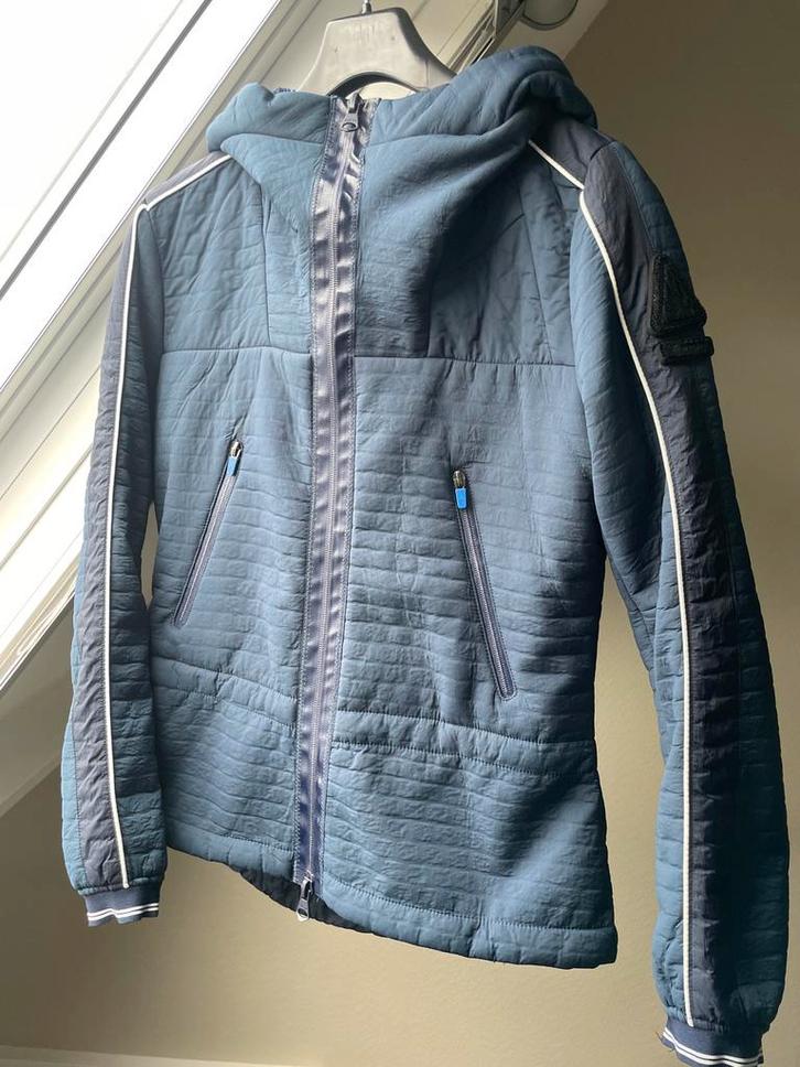 Gaastra Tussenjas Navy - Zacht Gevoerd met Capuchon, Kleding | Heren, Jassen | Zomer, Nieuw, Maat 48/50 (M), Blauw, Ophalen of Verzenden