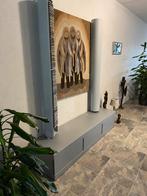 Zilvergrijze CD Zuilen & Kast, Ophalen, Gebruikt, Design, Overige typen