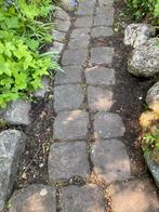 100 lavastenen cobblestones/ kinderhoofdjes 15x15x15, Ophalen, Gebruikt, Klinkers, Natuursteen