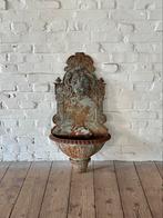 Antieke wand fontein ijzer tuin wasbak gietijzer, Antiek en Kunst, Ophalen