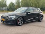 Audi A3 45 Tfsi e 245pk Phev S-tronic 2021 Zwart Bom Volll, Zwart, 4 cilinders, Leder en Stof, Zwart