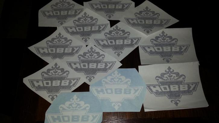 Logo Hobby 600 stickers, diverse kleuren mogelijk, Auto diversen, Autostickers, Ophalen of Verzenden
