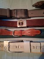Leren vintage riemen en ceinturen Book's Guess Avion, Bruin, Echt leder, Ophalen of Verzenden, Riem of Ceintuur
