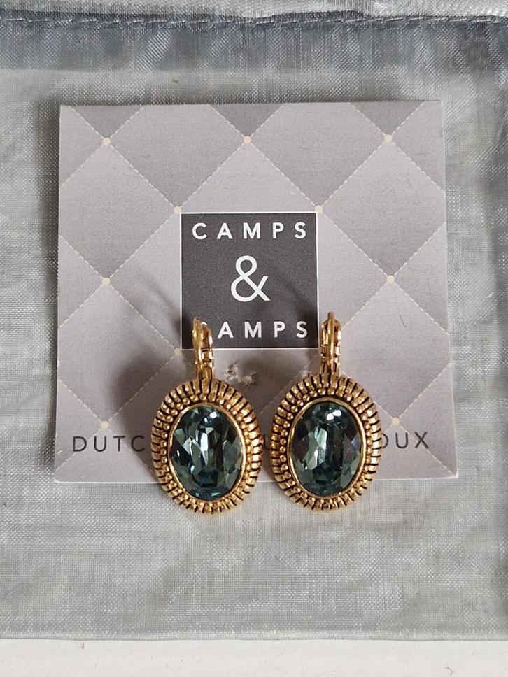 Camps & Camps oorbellen dormeuses - NIEUW, Sieraden, Tassen en Uiterlijk, Oorbellen, Nieuw, Hangers, Blauw, Ophalen of Verzenden