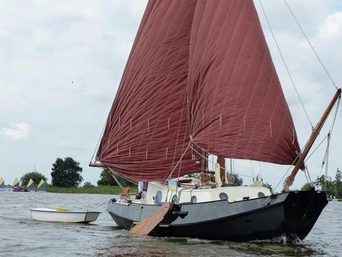 Huitema zeeschouw, Watersport en Boten, Platbodems, Gebruikt, 6 tot 9 meter, Staal, Diesel, Ophalen