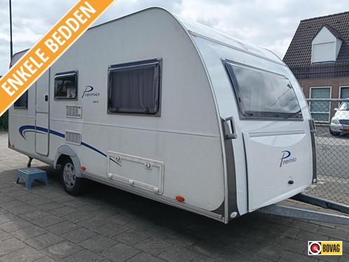Bürstner Premio 490 TL meerdere foto`s volgen, Caravans en Kamperen, Caravans, tot en met 4, Rondzit, Bürstner, 2 aparte bedden