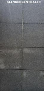 242m2 antraciet zwart met spikkel 50x50x6cm terrastegels, Gebruikt, Bij dit gebruikte product niet meer te achterhalen,, Verzenden