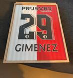 Gesigneerd Santiago Gimenez shirt met bewijs, Verzamelen, Sportartikelen en Voetbal, Ophalen of Verzenden, Zo goed als nieuw, Feyenoord