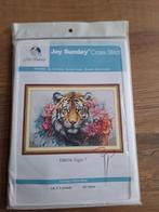 Compleet borduurpakket NIEUW Tiger, Hobby en Vrije tijd, Borduren en Borduurmachines, Ophalen of Verzenden, Nieuw, Handborduren