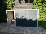 Gratis af te halen tuinkast, beton met houten deuren, Tuin en Terras, Ophalen, Gebruikt, Overige materialen, Overige typen