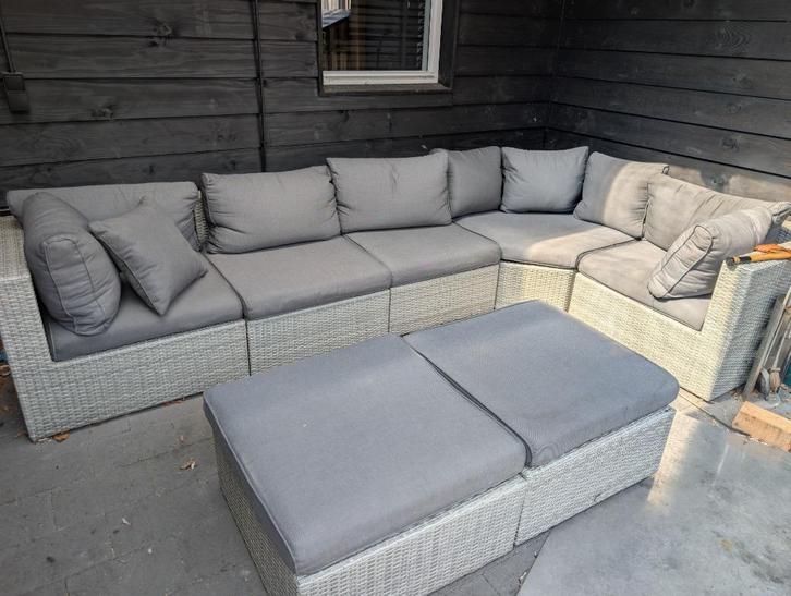 Fonteyn Loungeset, Tuin en Terras, Tuinsets en Loungesets, Zo goed als nieuw, Loungeset, 6 zitplaatsen, Bank, Ophalen
