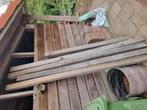 Hard houten palen 5x, Doe-het-zelf en Verbouw, Steigers, Ophalen, Zo goed als nieuw, Overige typen