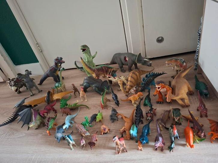 Grote Dino Set - Veel Verschillende Soorten!, Kinderen en Baby's, Speelgoed | Overig, Gebruikt, Jongen of Meisje, Ophalen of Verzenden