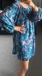 Blauwe jurk met print, maat L, H&M, Blauw, Maat 42/44 (L), Ophalen of Verzenden