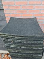 Gebruikte rubberen dakbedekking, Doe-het-zelf en Verbouw, Dakpannen en Dakbedekking, Kunststof, Gebruikt, Zwart, Ophalen of Verzenden