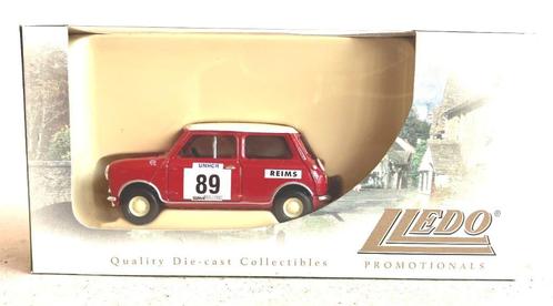 Mini Cooper rally Nr. 89 rood – wit dak Lledo., Hobby en Vrije tijd, Modelauto's | 1:43, Zo goed als nieuw, Auto, Vanguards, Ophalen of Verzenden