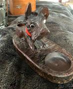 Zwarte Woud Schots hondje Plateau standaard Scottie Scotty, Antiek en Kunst, Kunst | Beelden en Houtsnijwerken, Ophalen of Verzenden