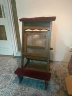 Authentieke klap bid stoel, Ophalen