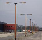 lantaarnpaal - lichtmast - 7st - nw. prijs 3.800€, Ophalen, Gebruikt, Staande lamp, Netvoeding