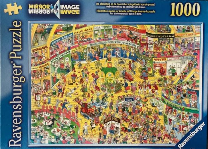 shopping centre, Hobby en Vrije tijd, Denksport en Puzzels, Gebruikt, Legpuzzel, 500 t/m 1500 stukjes, Ophalen of Verzenden