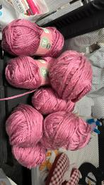 Bollen roze wol, Nieuw, Breien of Haken, Wol of Garen, Ophalen of Verzenden