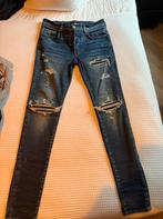 Amiri MX1 Indigo Blue Leather Patch | Maat 33, Kleding | Heren, Spijkerbroeken en Jeans, Blauw, Ophalen of Verzenden, Zo goed als nieuw