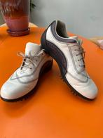 Dames Golfschoenen Wit/d blauw Maat 38,5, Kleding | Dames, Ophalen of Verzenden, Gedragen, Wit