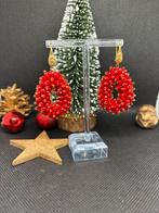 Rode Glassberry oorbellen met zirkonia, Sieraden, Tassen en Uiterlijk, Oorbellen, Hangers, Verzenden, Nieuw, Glas