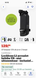 2 Accu sloten zgan - Bieden per stuk, Ophalen of Verzenden, Zo goed als nieuw, Overige fietssloten