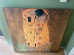 Gustav Klimt De Kus canvas print Ikea PJÄTTERYD, Huis en Inrichting, Woonaccessoires | Wanddecoraties, Ophalen, Zo goed als nieuw