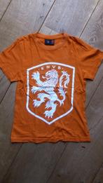 Oranje t-shirt KNVB mt 128, Kinderen en Baby's, Kinderkleding | Maat 128, Jongen of Meisje, Ophalen of Verzenden, Zo goed als nieuw