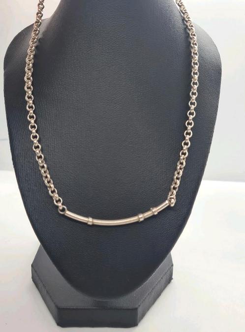 Leuke zilveren jasseron ketting, Sieraden, Tassen en Uiterlijk, Kettingen, Gebruikt, Zilver, Zilver, Verzenden