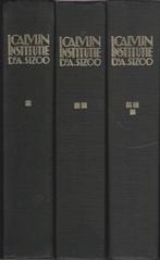 JOHANNES CALVIJN - INSTITUTIE VERTAALD DOOR Dr.A.SIZOO 1,2,3, Boeken, Godsdienst en Theologie, Ophalen of Verzenden, Gelezen