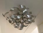 Plafondlamp hotel chique sierlijke krullen aluminium, Ophalen, Gebruikt